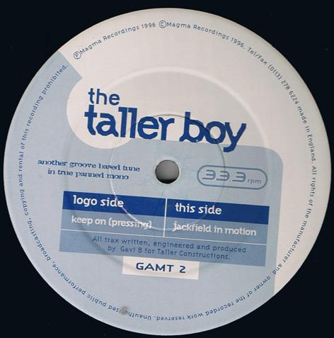 The Taller Boy - Keep On (Pressing) / Jackfield