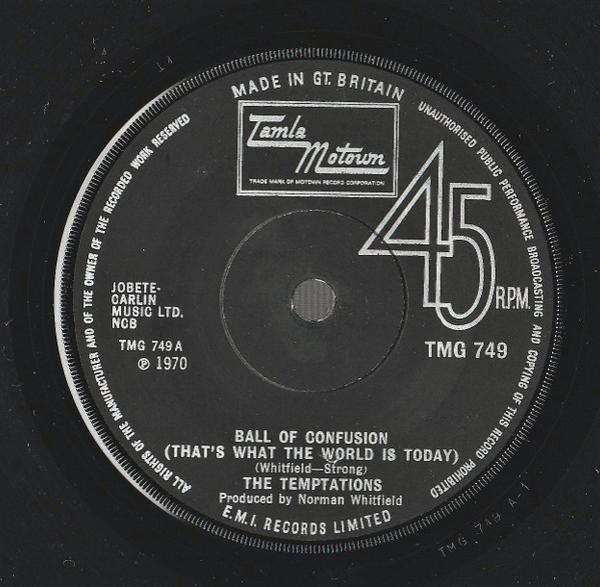 The Temptations - Ball Of Confusion (That's What The World Is Today)
