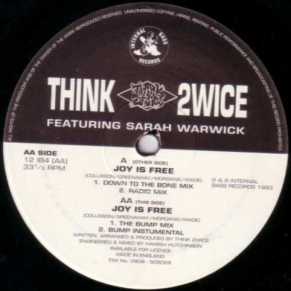 Think Twice, Sarah Warwick - Joy Is Free