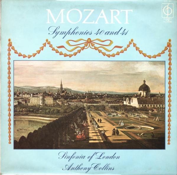 Wolfgang Amadeus Mozart, The Sinfonia Of London, Anthony Collins (2) - Symphonies 40 And 41