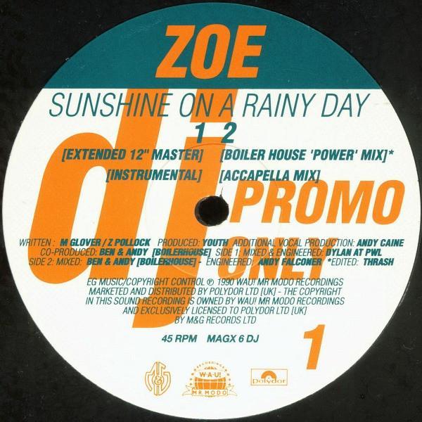 Zoë - Sunshine On A Rainy Day